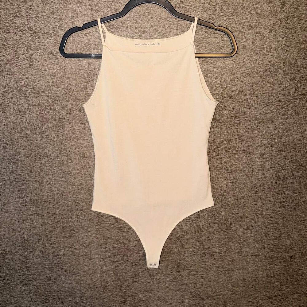 Abercrombie & Fitch tan/beige bodysuit in size M